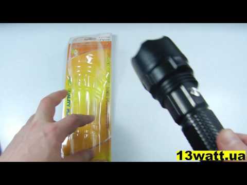 Обзор ручного аккумулятрного фонаря Yajia yj 1170w