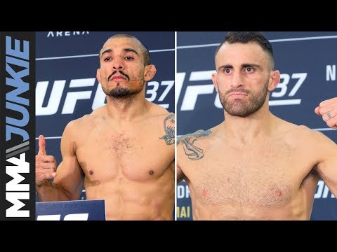 UFC 237: Jose Aldo vs  Alexander Volkanovski weigh in highlight