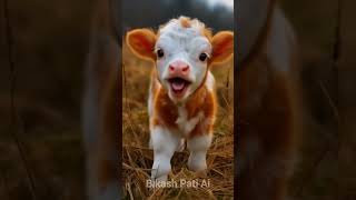 Cute Baby Cow Sound | Calf Sound effects #shorts #cowsound #soundeffects