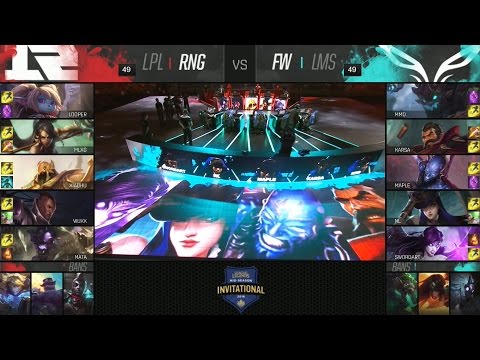 RNG vs FW Highlights - ROYAL NEVER GIVE UP vs FLASH WOLVES - 2016 MID-SEASON INVITATIONAL