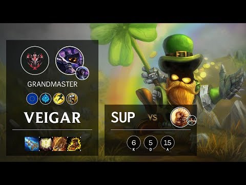 Veigar Support vs Leona - EUW Grandmaster Patch 10.7