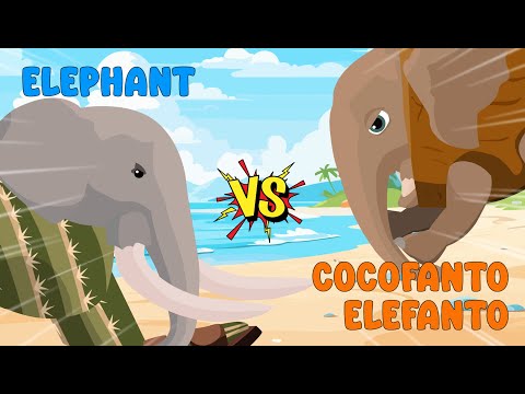 Elephant vs Cocofanto Elefanto | Animals vs Brainrot Animals [S1] | Brainrot Animal Animation