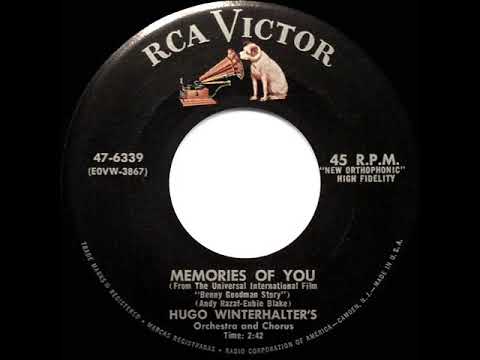 1956 Hugo Winterhalter - Memories Of You (with vocal chorus)