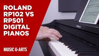 Video thumbnail for Roland - RP102 VS RP501 | Digital Pianos by Music & Arts