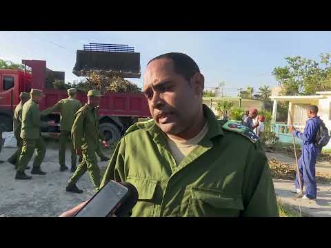 Marcha de la recuperación en Artemisa después del paso del huracán Rafael 20-11-2024