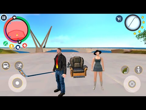 Rope Hero Vice Town | Stone Car Ball Jump Fight All Town Police | Stone Fight Robot On Army Base