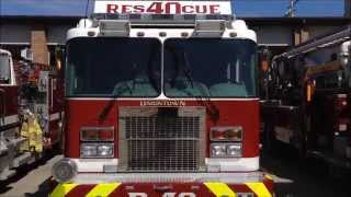 preview picture of video 'UNIONTOWN BUREAU OF FIRE STATION 40, RESCUE TRUCK 40 WALK AROUND, IN UNIONTOWN, PA.'