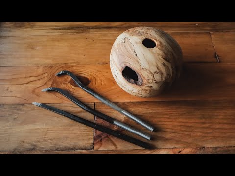 Lets Turn a Spalted Maple Hollow Form With Some New Tools!