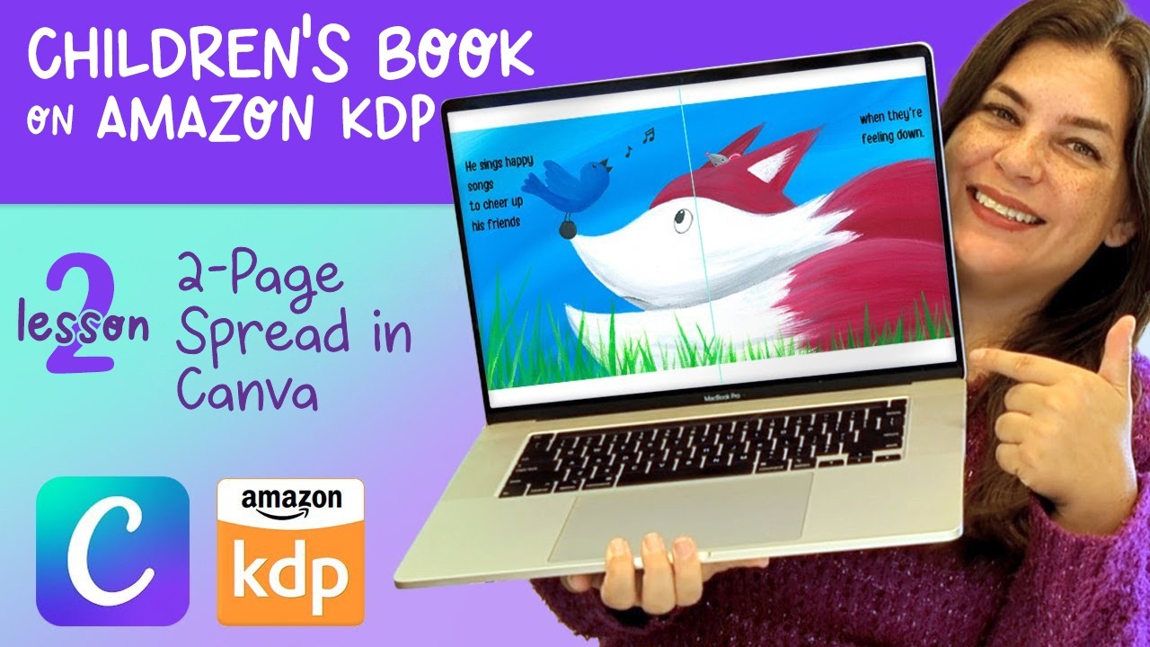 SPREAD in Canva for Children's Book (KDP)