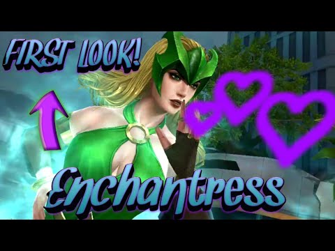 Enchantress (Summer Days) Uniform First Look And Gameplay!! - MFF - Marvel Future Fight