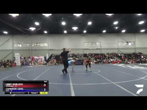 105 Lbs Round 2 (8 Team) - Libby Robledo, Tennessee Vs Cameron Leng, Ohio Ac9b