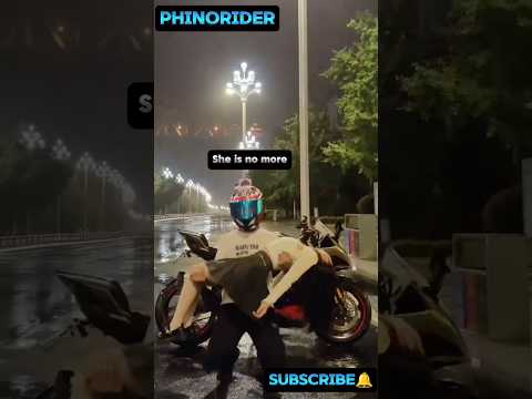 Now she has left this world,,🔥🏍️#short #fyp #sad #love #couple #motovlog #broken #heartbroken