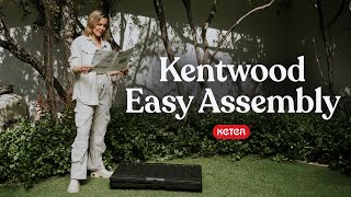 Vídeo de Baú Multiuso Kentwood 190L Textura Madeira Keter
