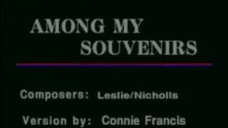 09. Connie Francis - Among My Souvenirs - Videoke🎼🎤