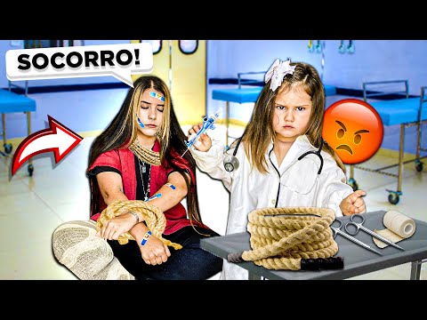 LAYRA VIROU UMA MÉDICA MALVADA E CUIDOU DA LARISSA DE UM JEITO ASSUSTADOR!