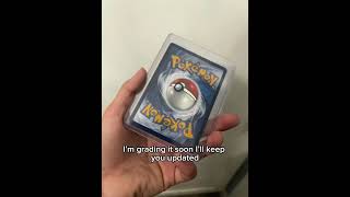 Grading it soon lets hope for a 10 #pokemon #pokemoncards #cards #shorts 