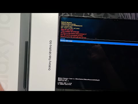 How To Hard Reset Samsung Galaxy Tab S8 Ultra 5G