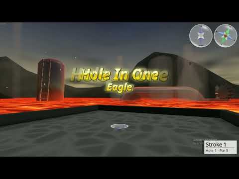 [4D Golf] Inferno - Fissure: 1 stroke