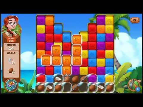 Lost Island Blast Adventure Level 301 - NO BOOSTERS 🏝️ | SKILLGAMING ✔️