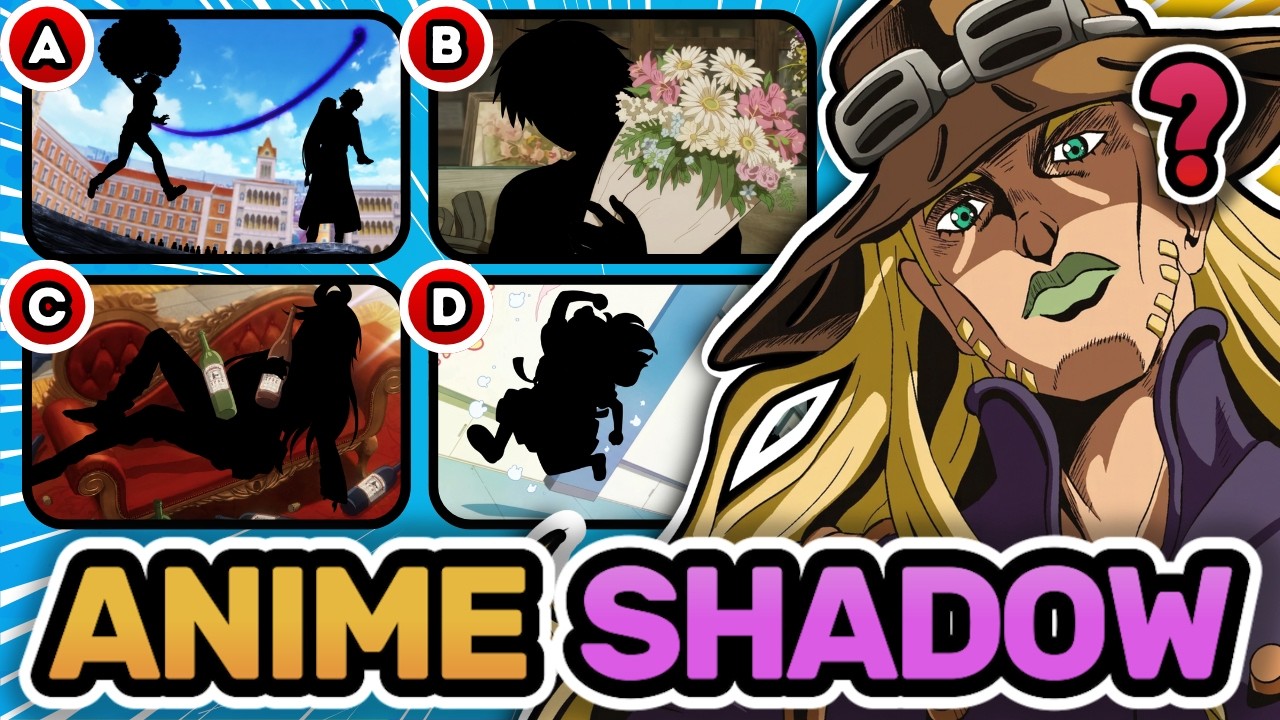 💥Guess the Anime by its Black SILHOUETTES & Original BACKGROUNDS 🔍 Anime Quiz