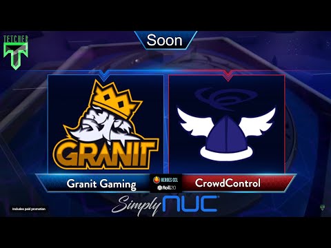 [HeroesCCL by Roll20] Granit Gaming vs. CrowdControl - Week 4 Day 1