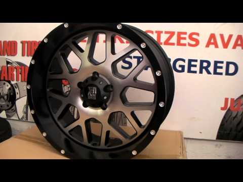 877-544-8473 XD Series XD820 Grenade Machine Black Wheels Offroad Rims Shipping Worldwide
