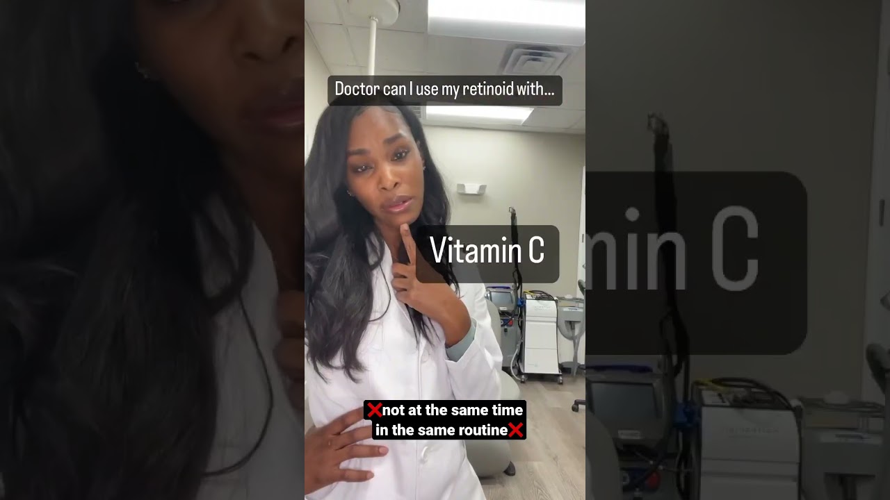 What ❌NOT❌ to use your Retinol with at the same time in the same skincare routine #dermatologist