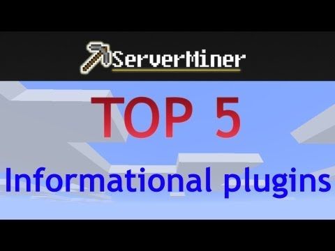 Top 5 Informational plugins for your Bukkit server
