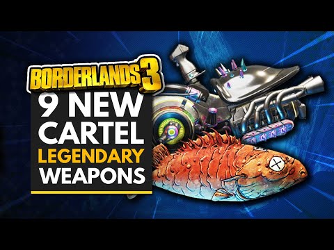BORDERLANDS 3 | All New Revenge of the Cartels Legendary Weapons & Items