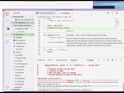 Tiny Python Projects Ch 11 Pt 5 Testing