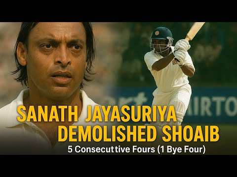 Sanath Jayasuriya 4️⃣4️⃣4️⃣(4b)4️⃣ Demolished Shoaib AKhtar in Faisalabad | Sl Tour Pakistan 2004