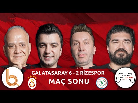 , title : 'Galatasaray 6-2 Rizespor Maç Sonu | Bışar Özbey, Ahmet Çakar, Evren Turhan ve Rasim Ozan Kütahyalı'