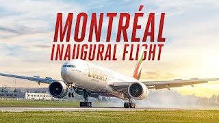 Inaugural Flight to Montréal, Canada | Emirates