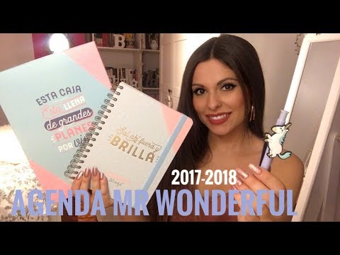 NUEVA AGENDA MR. WONDERFUL (2017-2018) Unboxing, review… | Bstyle