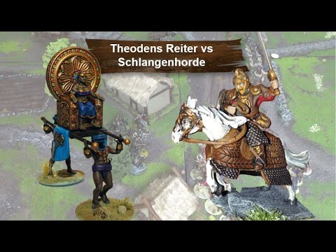 Theodens Reiter vs Schlangenhorde - Break through - 750 PKT - Spielbericht - Mittelerde Tabletop