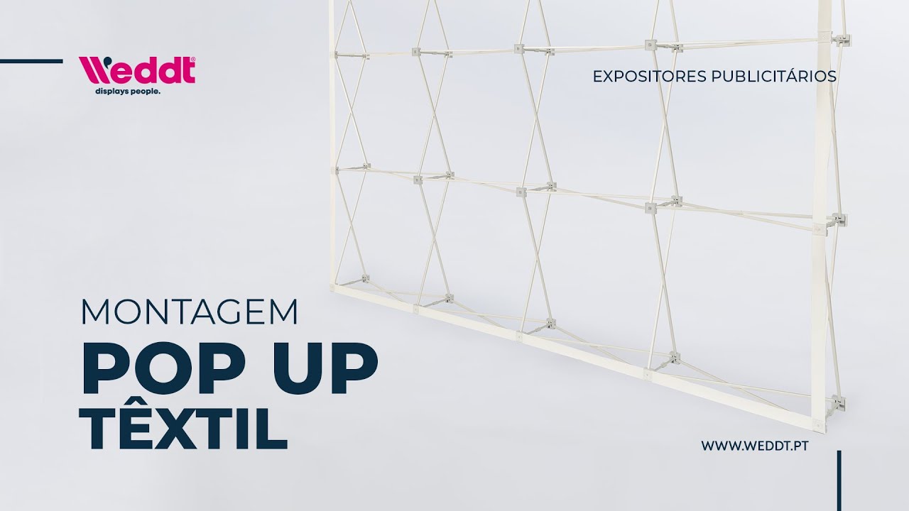 Montagem Pop Up Têxtil