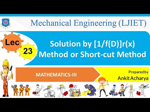 L 01 Introduction of Operator and Difference Table | Mathematics III | Mechanical