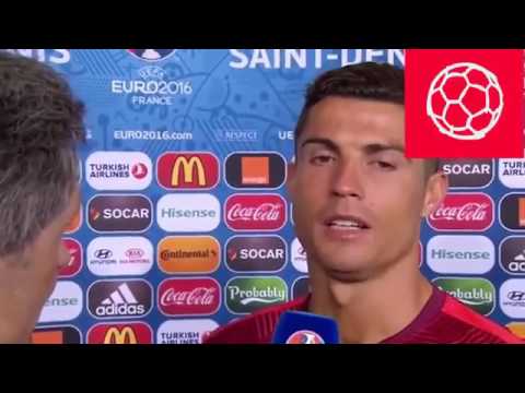 France 0-1 Portugal ● Cristiano Ronaldo Post Match Interview ● EURO 2016 (FINAL)