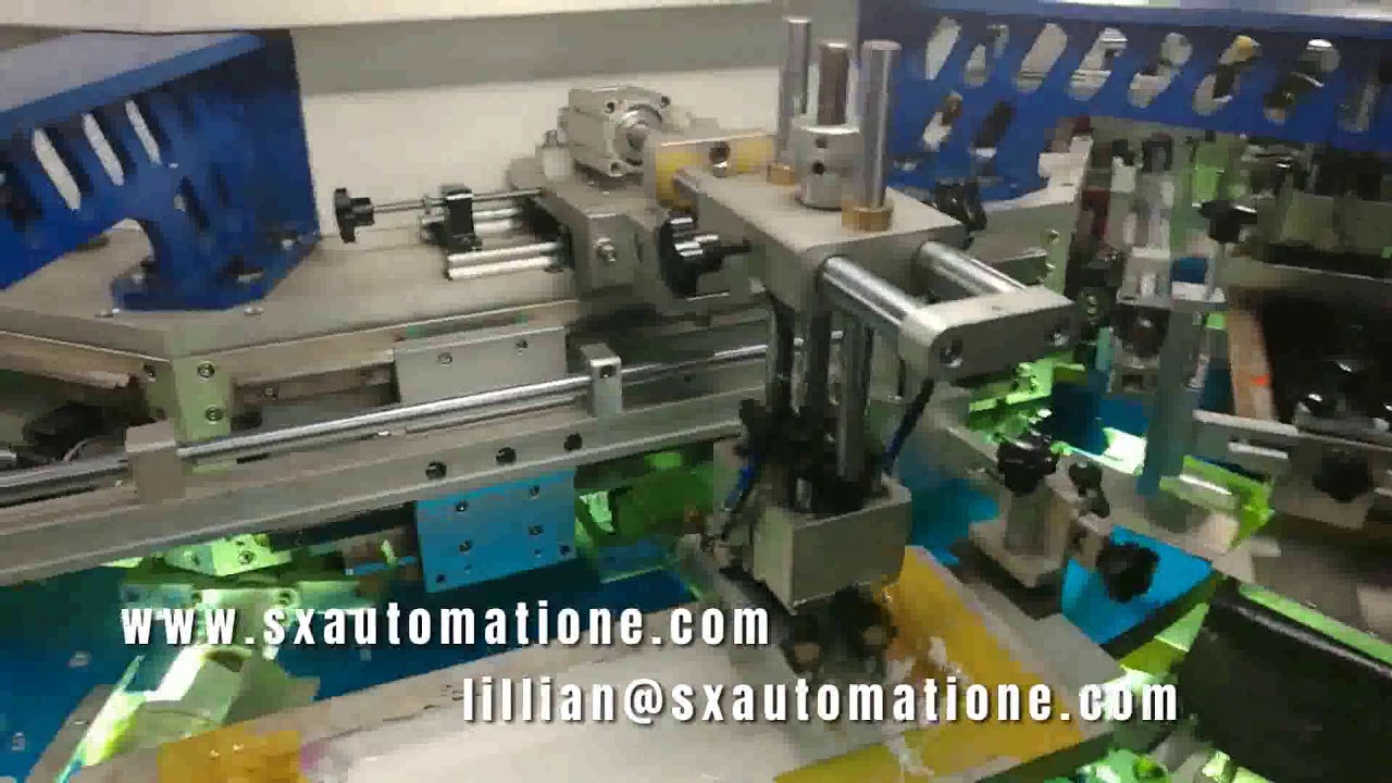 SXAE-5T w pełni automatyczny 5-cio gramowy producent urządzeń do sitodruku z gramofonem CNC