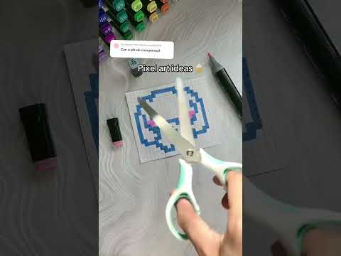 Cute Pixel art ideas #shorts #sanrio #cinnamoroll #hellokitty #art #pixelart #aesthetic #diy #draw