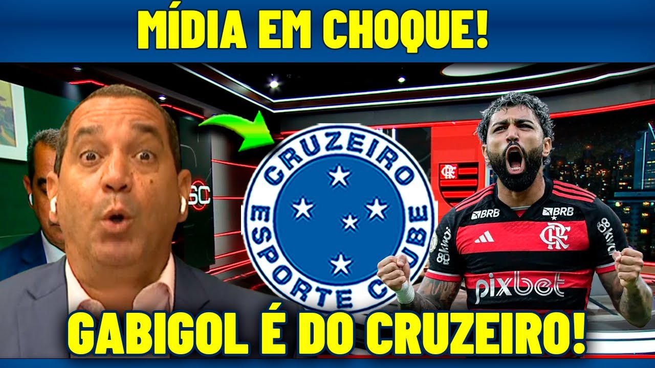 GABIGOL CHEGANDO NO CRUZEIRO! MÍDIA DE BOCA ABERTA ! NOTICIAS DO CRUZEIRO HOJE