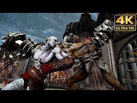 God of War 3 Remastered Gameplay walkthrough part 4 Hermes & Hercule
