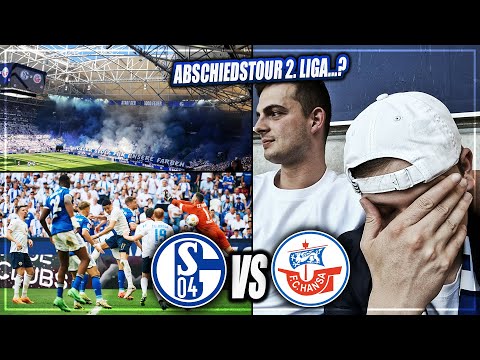 MEIN HERZ BLUTET... Schalke 04 - Hansa Rostock Stadion Vlog | Abschiedstour 2. Liga?