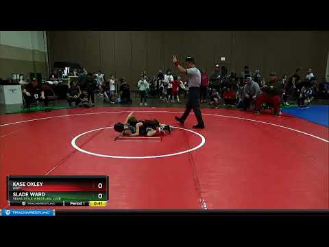 8U 45-47 Slade Ward Texas Style Wrestling Club Vs Kase Oxley HwT