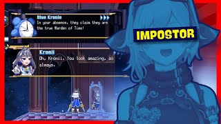The game caughts this sus blue blacksmith, mirror!? 【Kaela Kovalskia ; Ouro Kronii】