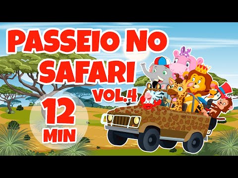 Passeio no Safari Vol. 4 - Giramille 12 min | Desenho Animado Musical