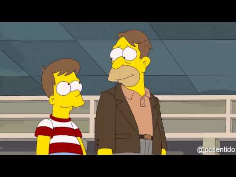 Los Simpson - Por eso "familia" esta antes que "romance" en el diccionario. By Abraham Simpsons