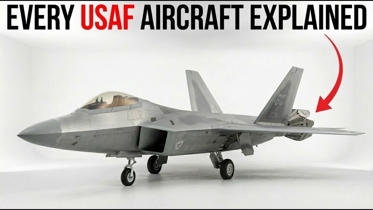 Every USAF Aircraft Explained in 12 Minutes