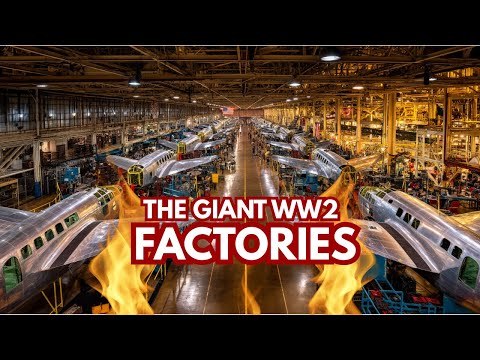 Inside America’s Massive WW2 War Factories | The Industrial Power That Won the War
