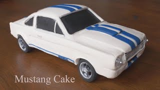 Shelby Mustang Car Cake Tutorial - How to Make a Car Cake